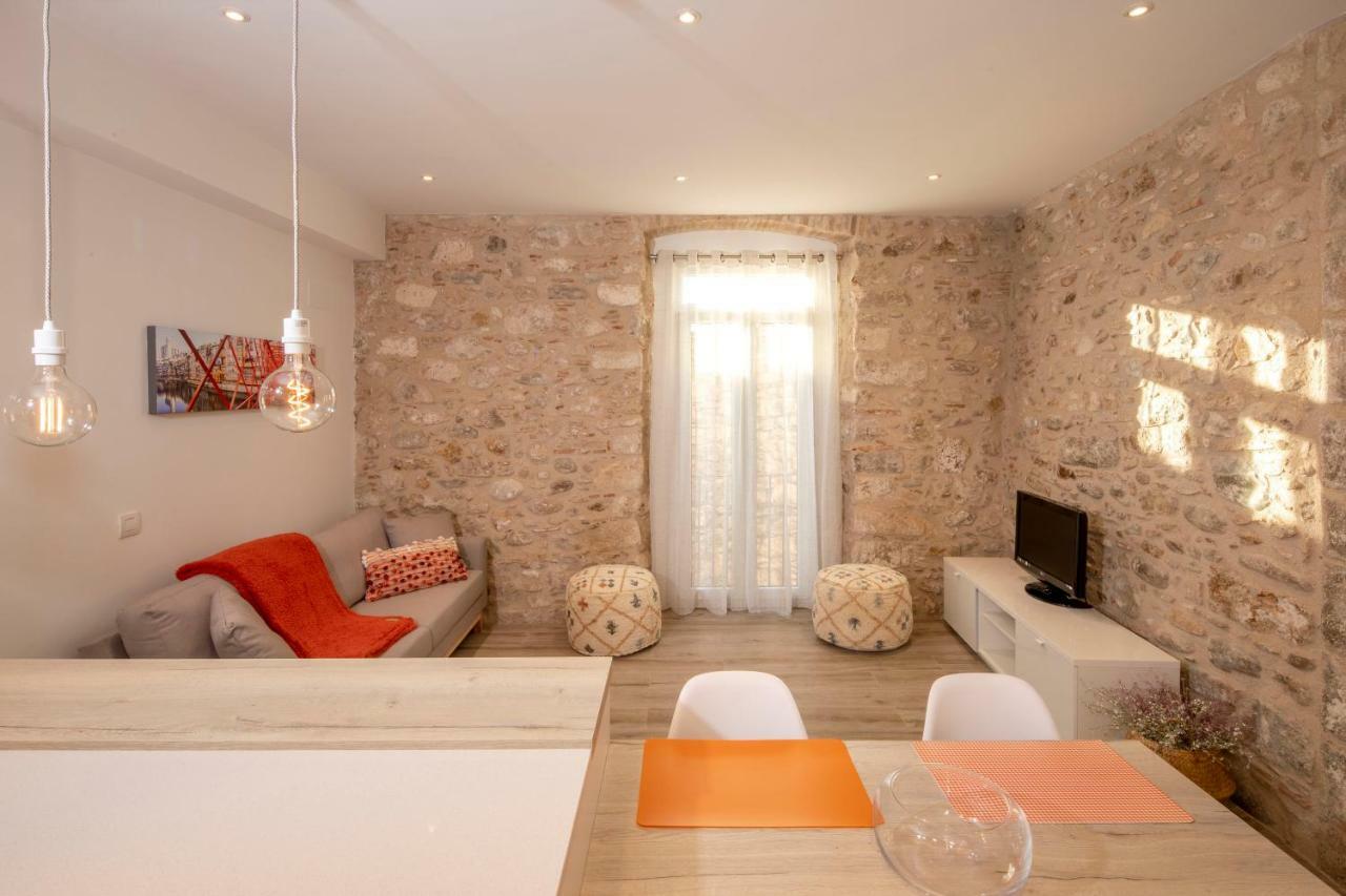Apartamento histórico en el Barri Vell Gerona Exterior foto